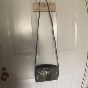 Vıntage  small Clemente mid 70s snakeskin crossbody
